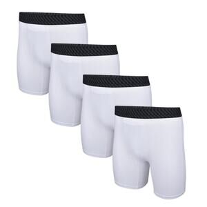 Tommy John Men's White‎ Cotton 4 Pairs Basic Briefs Size Small